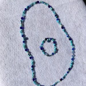 Necklace with bracelet